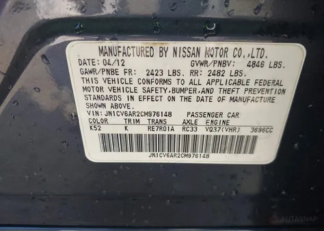 JN1CV6AR2CM976148